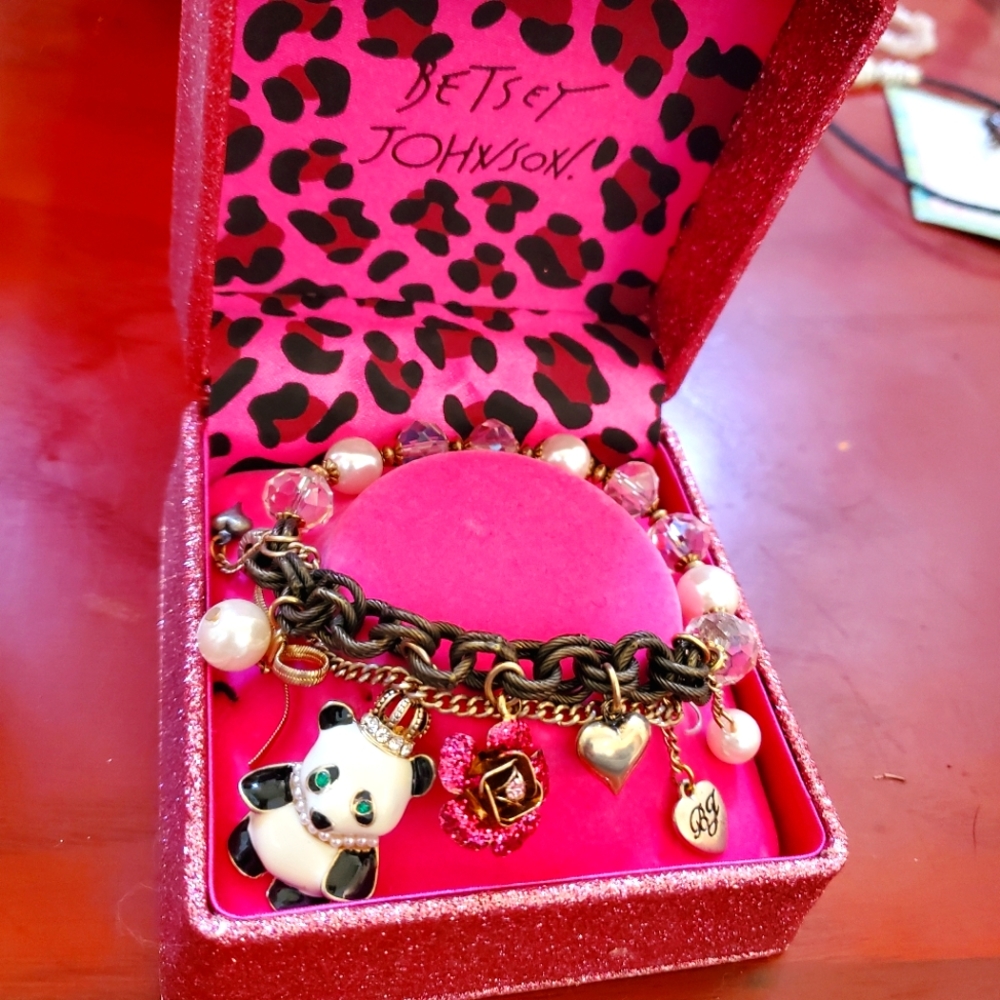 Betsey Johnson Panda Bracelet
